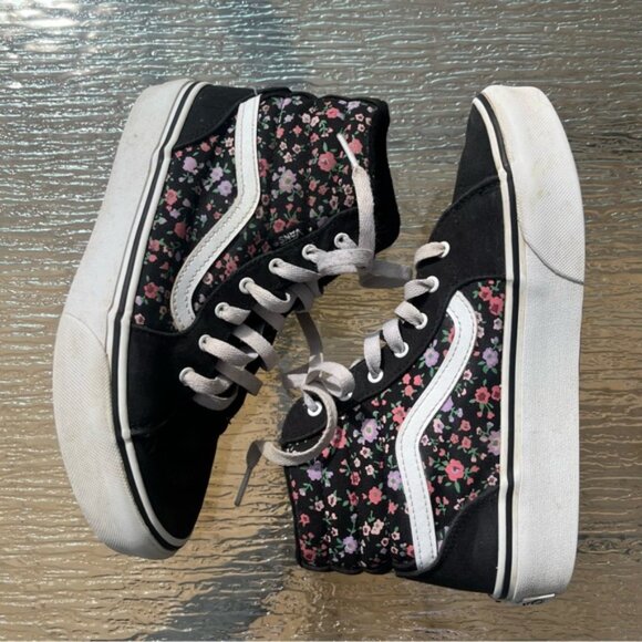 Vans Off The Wall Floral High Top Missy 5 - Picture 5 of 11